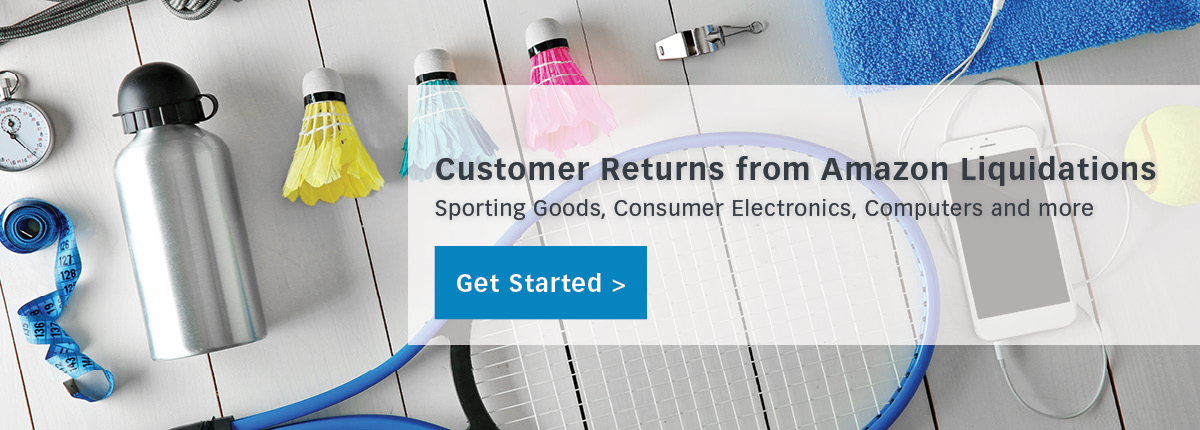 Register and access Amazon Liquidation inventory from their online returns