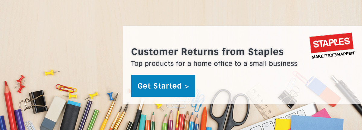 Register for access into our office supply inventory from a top retailer Staples