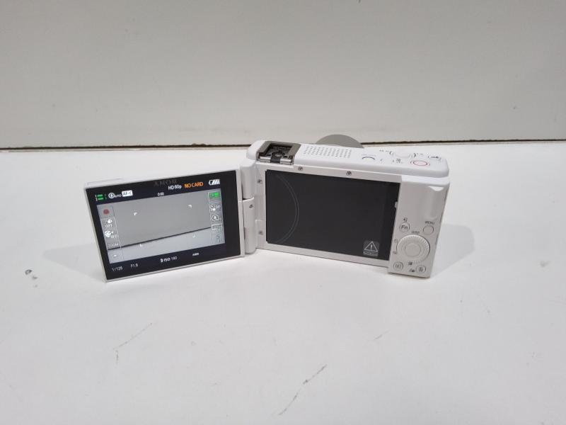 Sony ZV-1 II Content Creator Vlogger Camera with 18-50mm Lens, White - MSRP $1,003