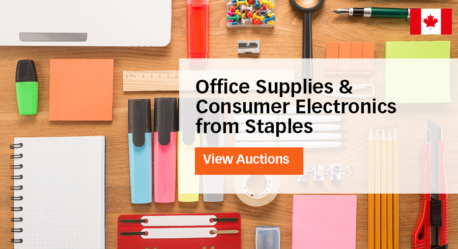 Need inventory in Office or School Supplies? Look no further than Liquidation.com with it's wide selection of stock right in the heart of Canada - Brampton Ontario!