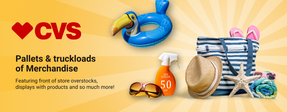 Includes front of store overstocks, displays with products and so much more!