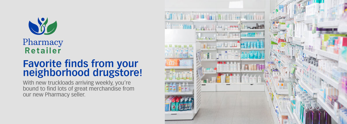 Source from a major drugstore chain for all your health and wellness inventory needs