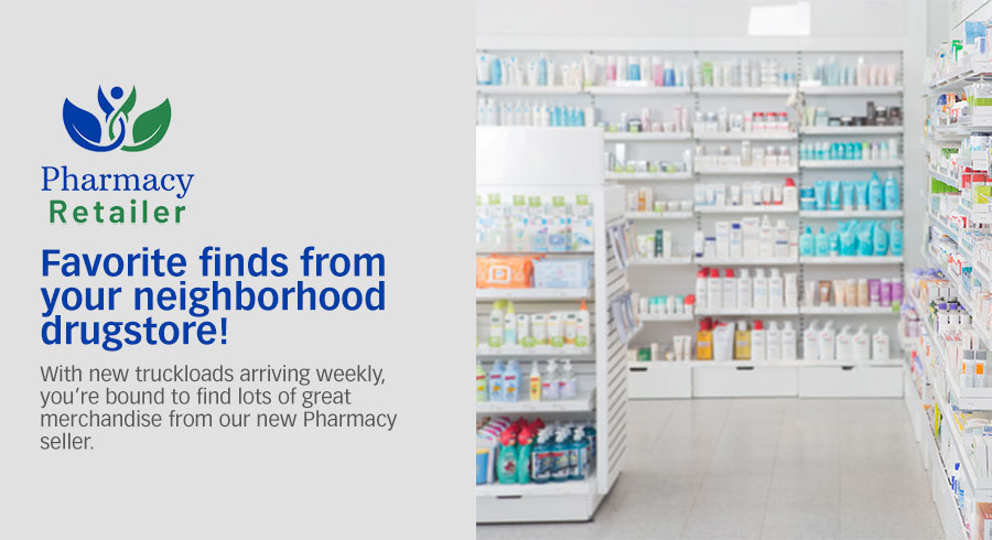 Source from a major drugstore chain for all your health and wellness inventory needs
