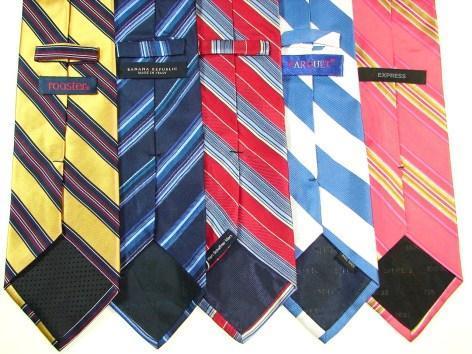 DESIGNER TIES BY POLO, ARMANI, BROOKS BROTHERS, KENNETH COLE AND MORE