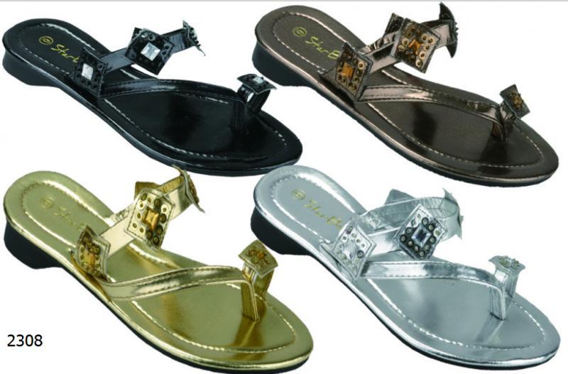 Ladies' Fashion Strap Thong Sandal