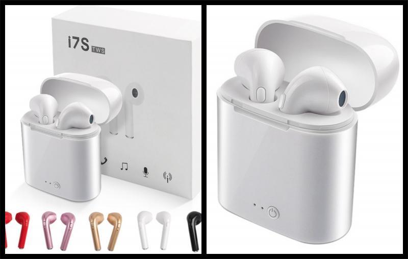 50 Pairs of New i7s Pod Case Wireless Bluetooth Earbuds