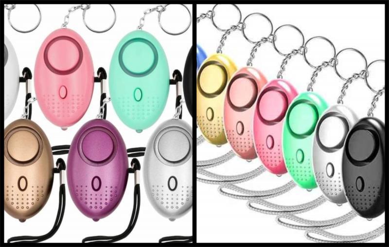Personal Safety Emergency Alarms / Flashlight Key Chains