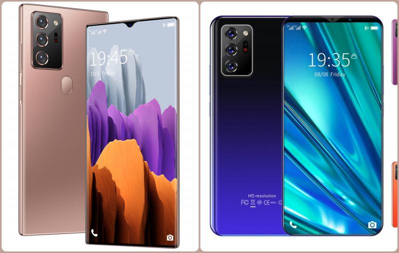 Note 30 PLUS Android Smartphones Fingerprint Face Unlock 5.8' Screen