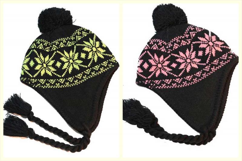 New Unisex Tibetan Woolen Winter Hat - Assorted Colors