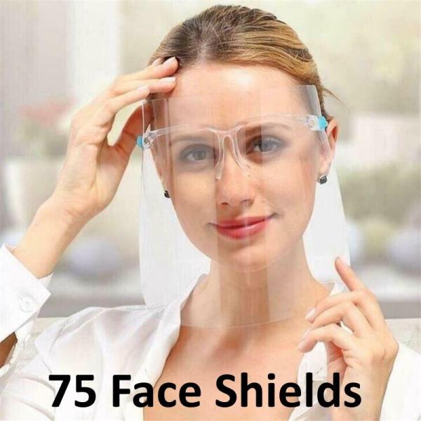 Face Shield With GLASSES Full Cover Protection Guard Face Mask Safety