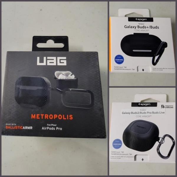 150 UAG & Spigen Cases for Apple & Samsung Airpods, Buds