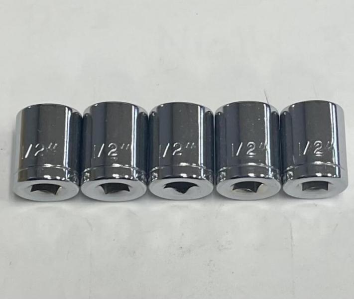 1000 Eazypower 1/2in 6pt 1/4 in drive Sockets - BULK