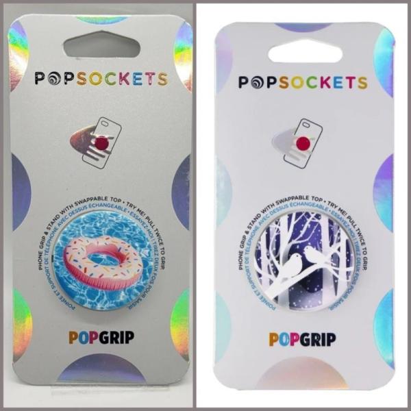 100 PopSockets: PopGrip Expanding Stand & Grip w/Swappable Top