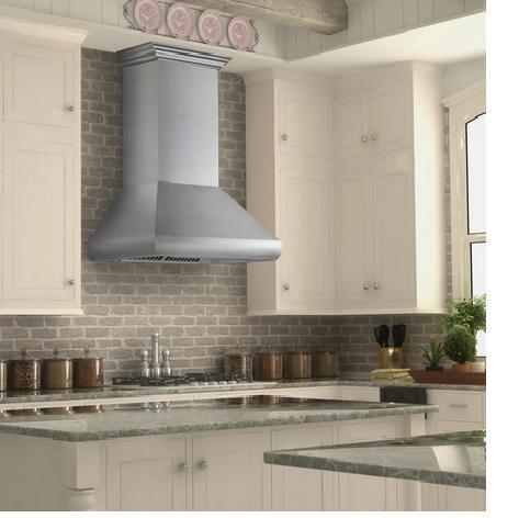 ZLine 8687S-30 Snow Finished Stainless 280 - 700 CFM 30 Inch Wide Wall Mounted Range Hood - MSRP $1,299