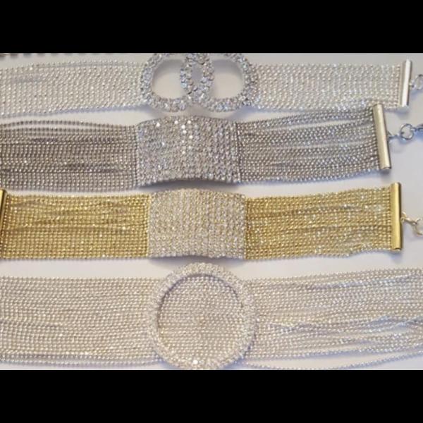 50 MIX LOT BRACELETS ASSORTED COLORS & STYLES