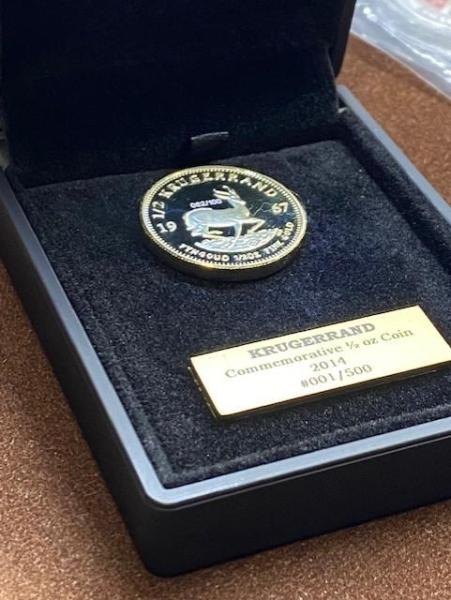 VERY RARE 1/2oz KRUGERRAND COMMEMORATIVE COIN LTD ED 1967