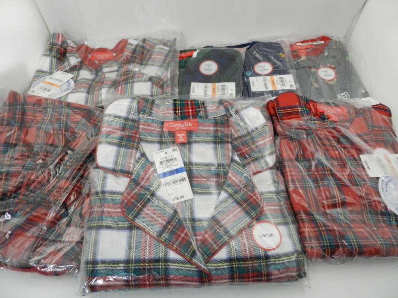 Major Department Store Family Pajamas Sets