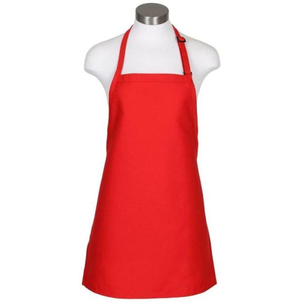 50 Units Of Plain Poly/Cotton Blend Bib Adjustable Aprons