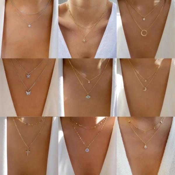 18K Gold Plated 60 UNITS Fashion Women JEWELRY-$3000 RETAIL PRICE