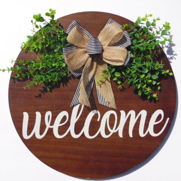 17" door wreaths home decor for window/office door