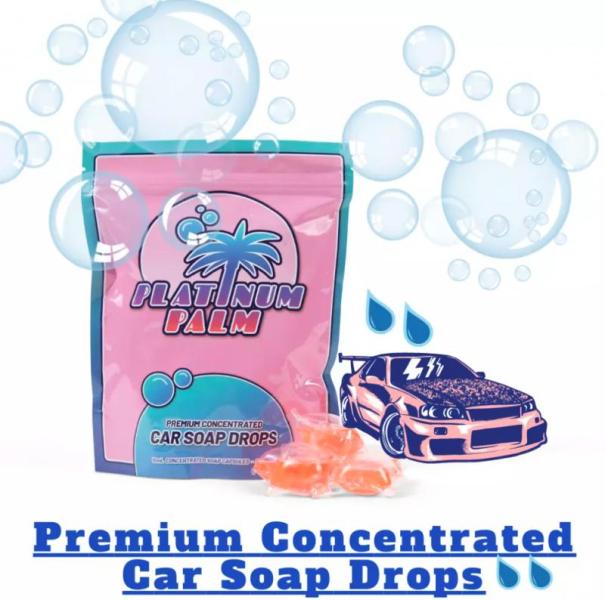 Platinum Palm Concentrated Car Wash Soap Drops, MSRP $1,099.50