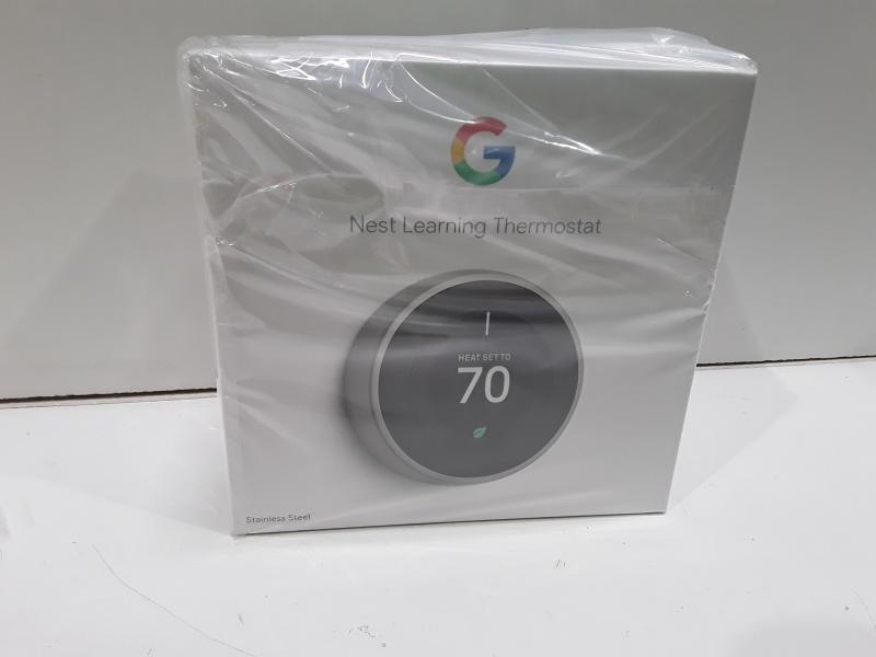 New - Google Nest T3007ES Programmable Thermostat - MSRP $249