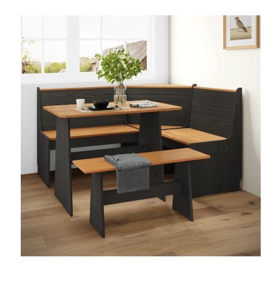 Housewares- Barnathan Rectangular 39.5'' L x 23.75'' W Dining Set, Square Ottoman Module For Modular Sofa - MSRP $3,945