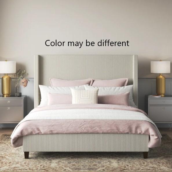 Furniture - Dunwoody Platform Bed, Amabel Fireplace TV Stand, Bubalo Armoire - MSRP $3,768