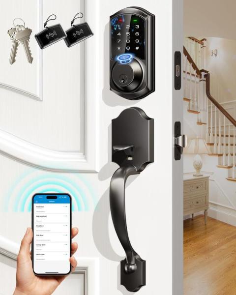 Home Improvement - Veise Fingerprint Deadbolt Smart Lock, Briidea Reptile/Amphibian U/V Meter & More - MSRP $11,883