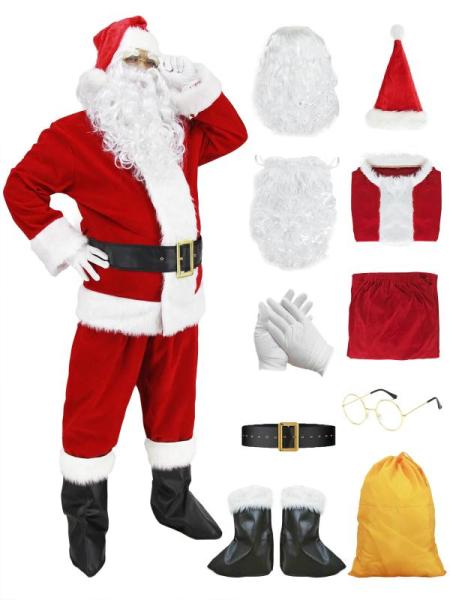 Toys - Cabeny Santa Claus Costumes, RKKVQP Grinch Santa Costumes, KFVZIU Striped Suit Scary Costumes - MSRP $18,342