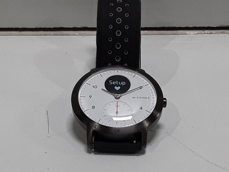 Withings Steel HR Sport White 40 mm Hybrid Smartwatch - MSRP $199