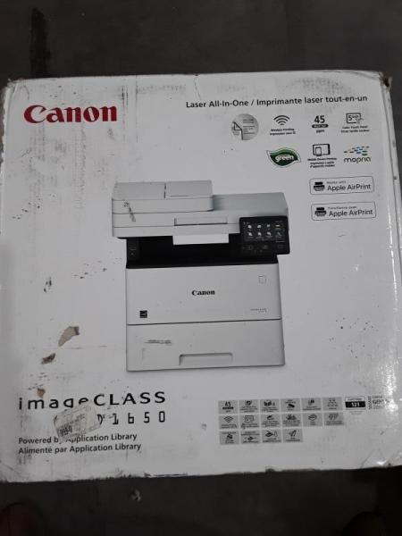 Canon imageCLASS Monochrome Duplex Wireless Laser Printer, All-in-One With Scanner, Copier, Fax - MSRP $429