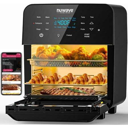 Home - Nuwave Brio 15.5Qt Air Fryer, Jimmy Mattress Vacuum Cleaner - MSRP $2,248