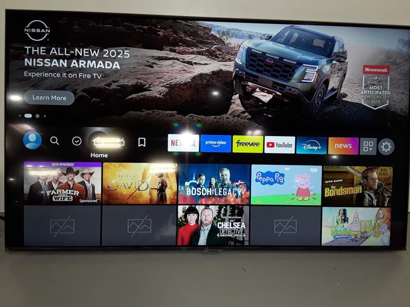 A Grade - SAMSUNG 43" Class Crystal UHD CU7000 Series HDR, Gaming Hub, Smart TV - MSRP $427