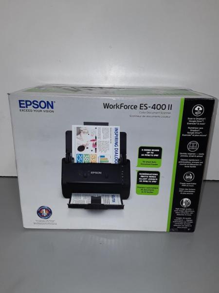 Epson WorkForce ES-400 II Color Duplex Desktop Document Scanner - MSRP $433