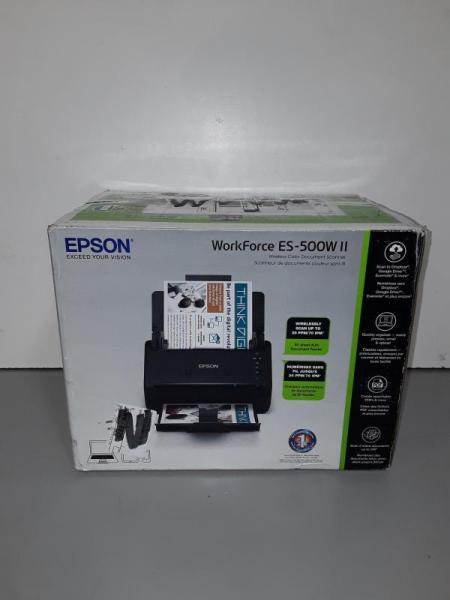 Epson WorkForce ES-500W II Wireless Duplex Desktop Document Scanner - MSRP $319