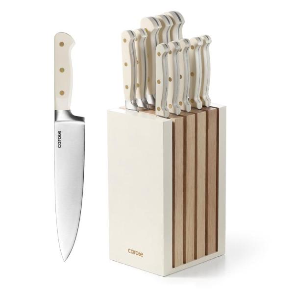 Kitchen - Carote 11PCS Knife Set, Food Warming Mat: Silicone Electric Warming Tray  - MSRP $5,094