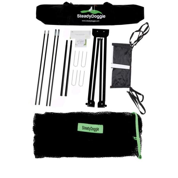 Sports - SteadyDoggie Backyard Golf Practice Nets, DoubleFill Tap Dance Floor Boards, Boat Flooring Mats - MSRP $1,885