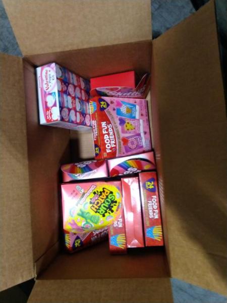 Groceries - Assorted Valentine's Day Candy, RoC Derm Correxion Firming Serum Stick, Hydration+ Moisturizer -MSRP $5,569