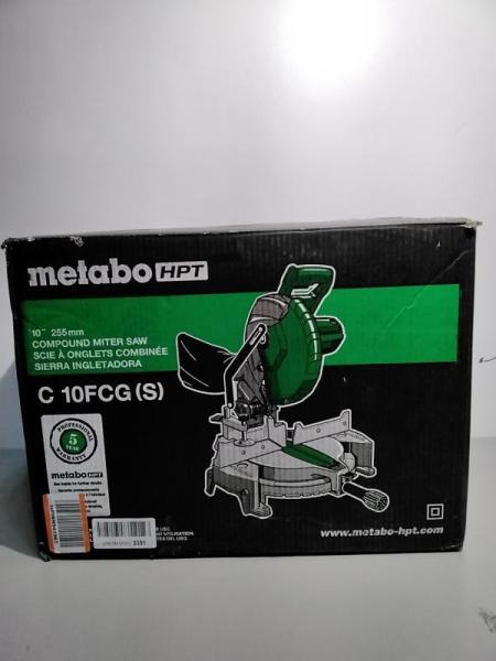 Metabo HPT 10-Inch Compound Miter Saw - MSRP $135