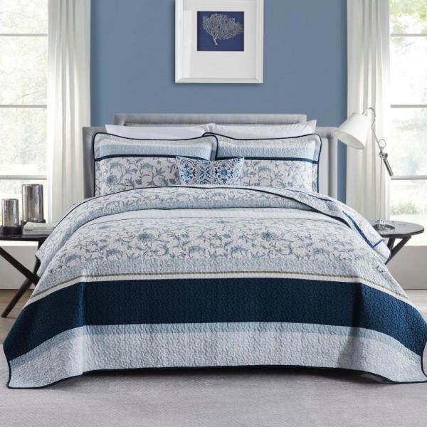 Home - SOElinens King Quilted Bedspread, Towa Digital Bobbin Case Tension Gauge, Yangest Pillow Covers - MSRP $8,520