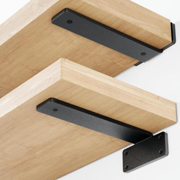 Home Improvement - ORBETO 10" 6pk Heavy Duty Floating Shelf Bracket, Abaodam 4pc Bookcase & Drawer Pulls - MSRP $4,686