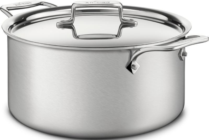Kitchen - All-Clad D5 5-Ply Brushed Stainless Steel Stockpot 8qt, QIQIAOB Vacuum Sealer, Khen Ribbed Art - MSRP $8,558