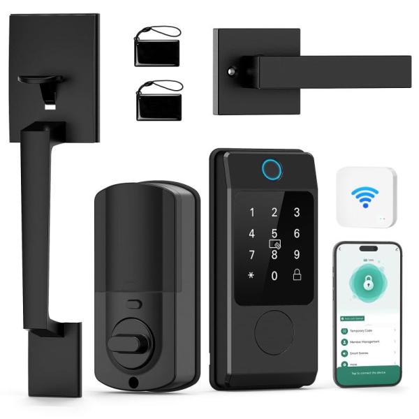 Home Improvement - Miuedo Keyless Entry Door Locks Handle Set, EDISHINE 6pk Low Volt Landscape Lighting - MSRP $11,790