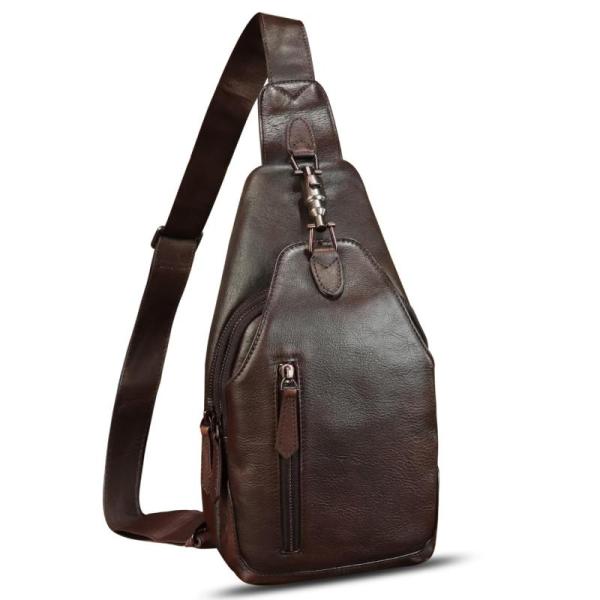 Luggage - FEIGITOR Genuine Leather Sling Backpack, ZSearARMY Men's Gym Duffel Bag with Shoe Compartment - MSRP $3,660