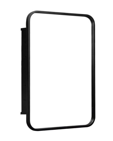 Furniture - Otlsh 16" x 24'' Black Metal Recessed Medicine Cabinet, Puino 9' x 12' Washable Vintage Rug - MSRP $1,614