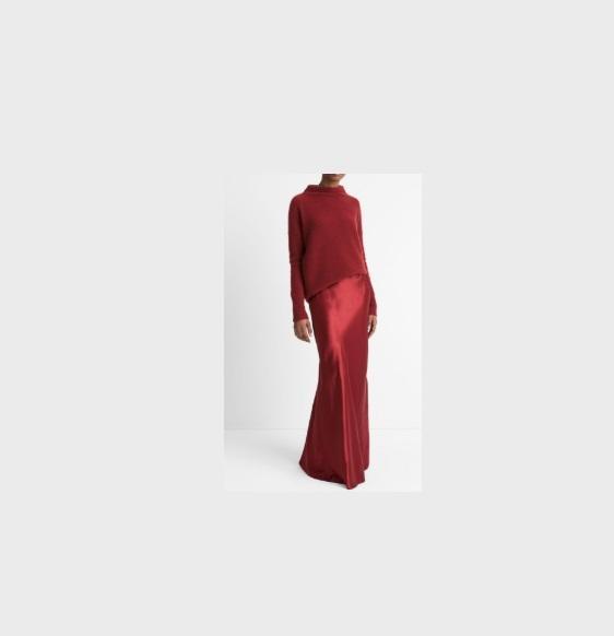 Apparel - Vince Satin Maxi Skirt, Nike Sportswear Phoenix Fleece High-Waisted Sweat Pants, SKIMS - Original MSRP $1,941