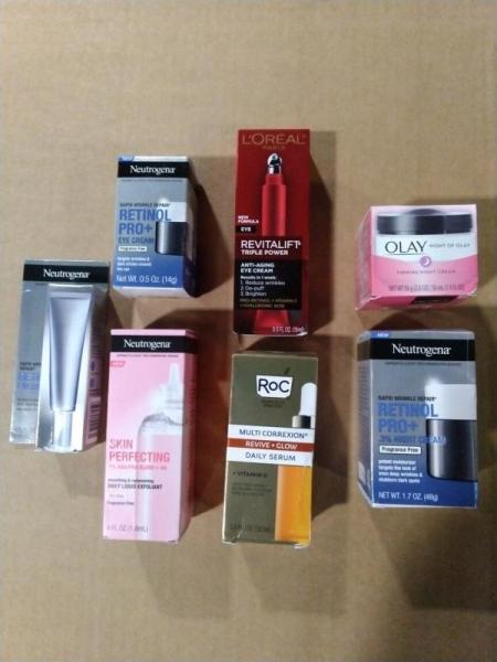 Health and Beauty - Olay Facial Moisturizers, Neutrogena Eye Cream, Head & Shoulders 2 in 1 Shampoo - MSRP $20,287