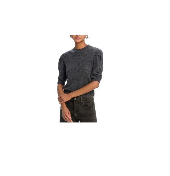 Apparel - Frame Ruched Puff Sleeve Sweater, Rob Piccone Amy Halter Top, Levi's Ribcage Jeans - Original MSRP $1,878