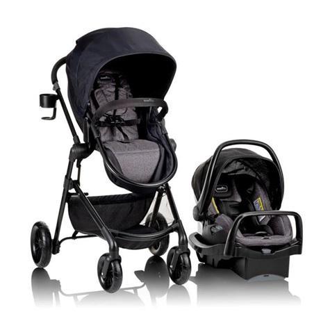 Evenflo Pivot Modular Travel System with LiteMax Infant Car Seat (Casual Gray) - MSRP $299